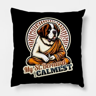 St. Bernard Zen Pillow