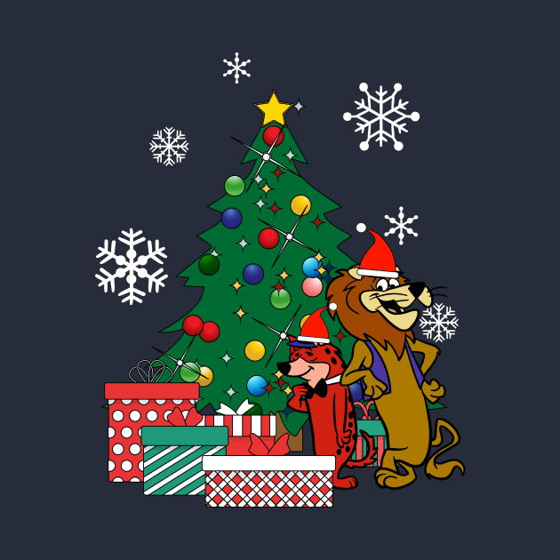 Lippy The Lion And Hardy Har Har Around The Christmas Tree by Nova5