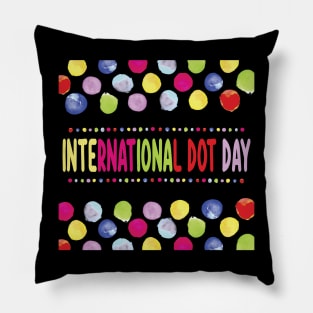 International Dot, Happy Dot Day 2023 Pillow