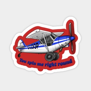 Piper SuperCub Hand Drawn Art Magnet