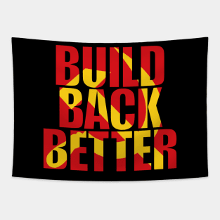 Build Back Better - Hammer and Sickle Tapestry