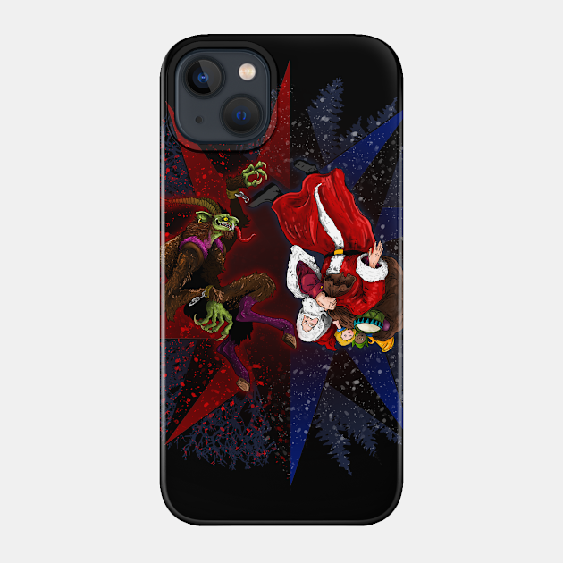 Krampus - Santa - Xmas - Phone Case