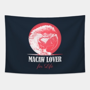 Macaw Parrot Lover for Life Tapestry