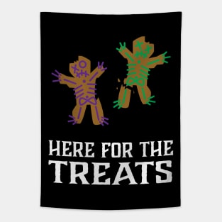 Here For The Haunted Treats Tapestry