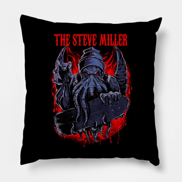 THE STEVE MILLER BAND MERCHANDISE Pillow by Rons Frogss