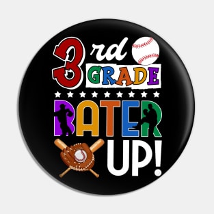 3rd Grade Batter-up! Baseball Back to School Pin