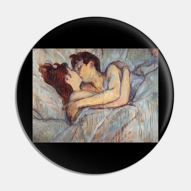 Henri De Toulouse Lautrec - In Bed The Kiss 1892 Pin by jandesky