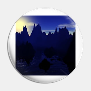 blue mountain Pin