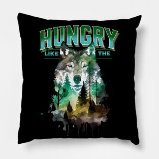 Hungry Like The Wolf Pillow