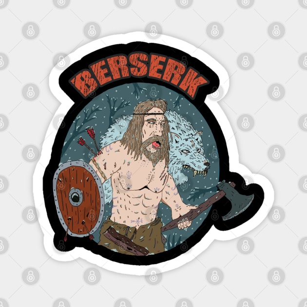 viking warrior Magnet by Ragna.cold