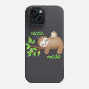 Cute & Funny Sleepy Sloth mode Phone Case