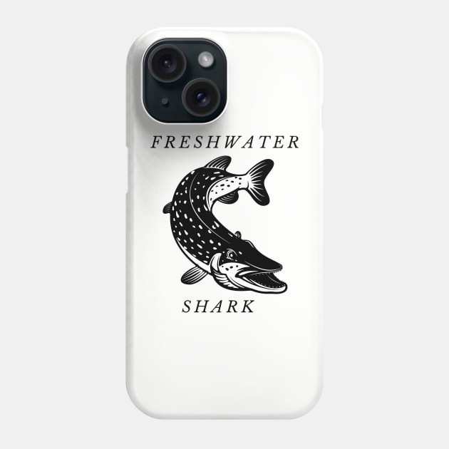 Freshwater shark Phone Case by Rickido