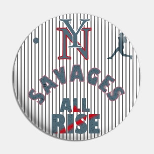 New York Baseball design Pin