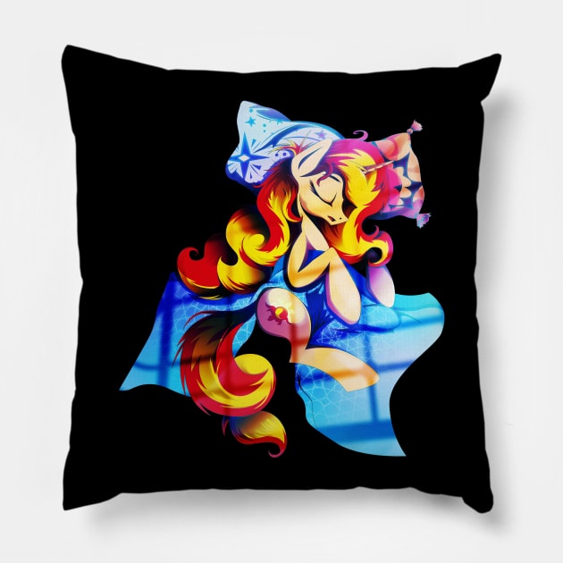 Sunset Shimmer Pillow by RarieDash