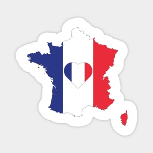 France in the heart Magnet