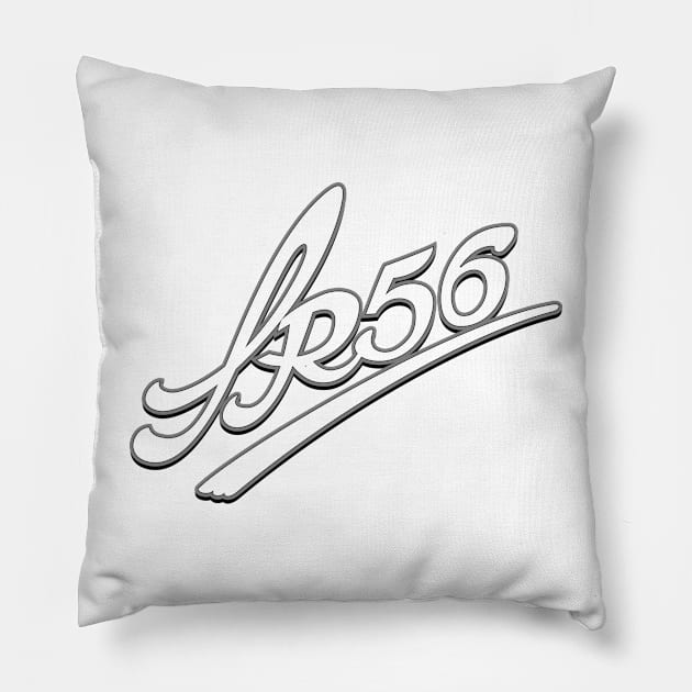 SR56 weasel emblem Pillow by GetThatCar