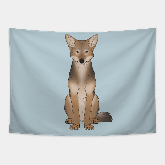 Coyote Tapestry by ZTheCrazed