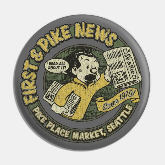 First & Pike News Seattle Pin by JCD666