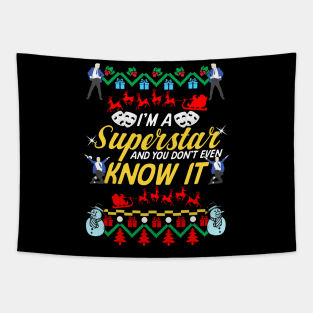 Jamie Ugly Christmas Sweater Tapestry