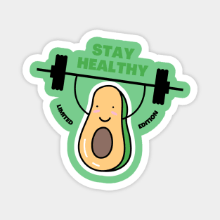 Avocado gym limited edition (STAY HEALTHY) Magnet