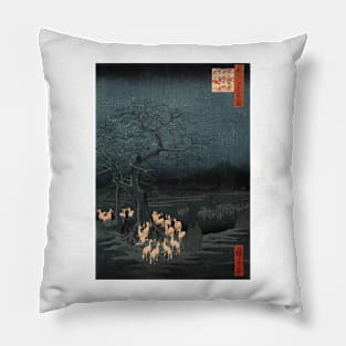 New Year's Eve Foxfires at the Changing Tree Pillow