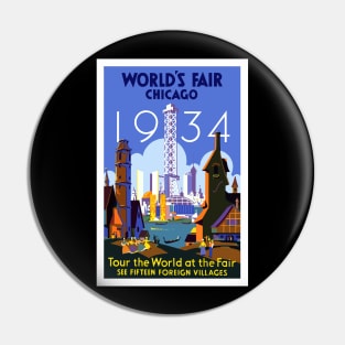 Chicago World's Fair 1934 Pin