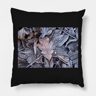 Winter Leaf Litter #2 Pillow