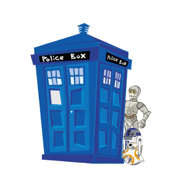 Timey Wimey Droids by YodaShirtForMe