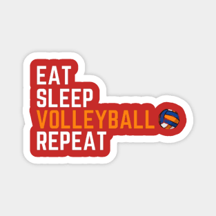 Eat.Sleep.Volleyball.Repeat Magnet