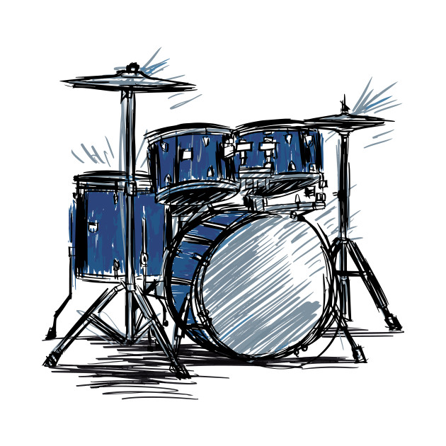 Drums Painting - Drums - Phone Case