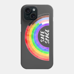 Safe Space BIPOC Pride Rainbow Phone Case