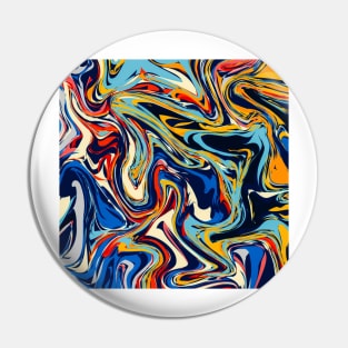 psychedelic liquid paint Pin