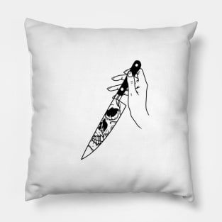 Grim Reaper Knife Pillow