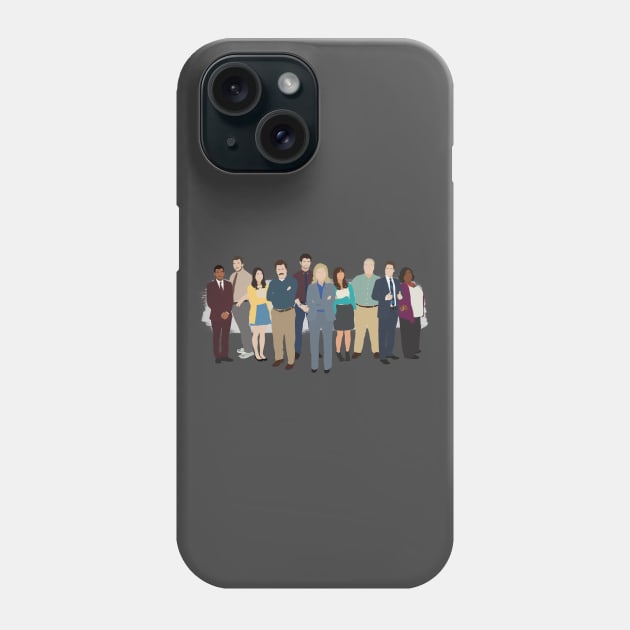 The Pawnee Parks & Recreation Department Phone Case by MrSaxon101