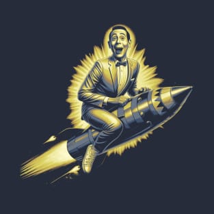 Peewee Herman Rocket T-Shirt