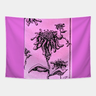 Pink Flower in Pink Tapestry