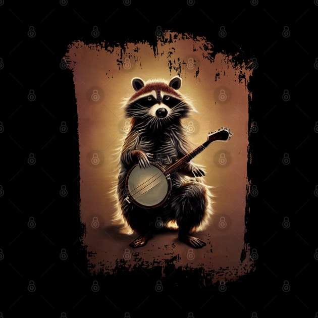 Raccool's playing banjo by Raccool