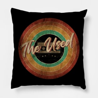 The Used Vintage Circle Art Pillow