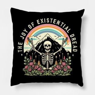 The Joy Of Existential Dread Pillow