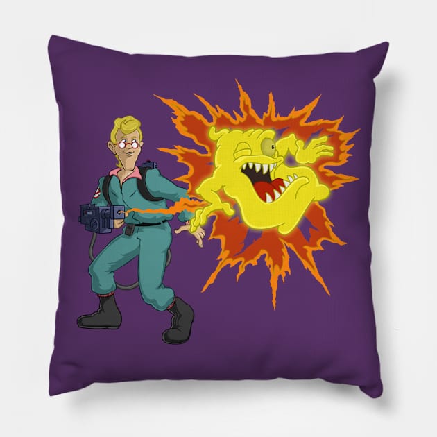 Gulper Ghost Pillow by WayBack