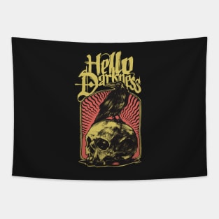 Hello Darkness Tapestry