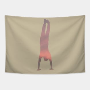 HANDSTAND SKY - a calisthenics design Tapestry