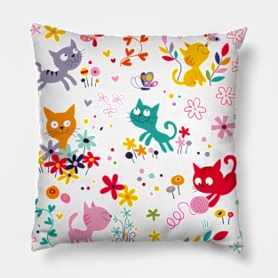 Cat play and toys kitten Pillow