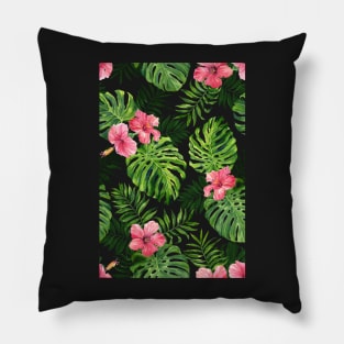 Tropical hibiscus Pillow