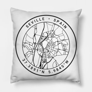 Seville Map Pillow