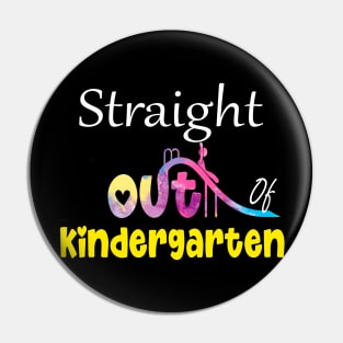 Kids Peace Out Kindergarten Class 2022 T-Shirt - Graduation Last Day of School Pin