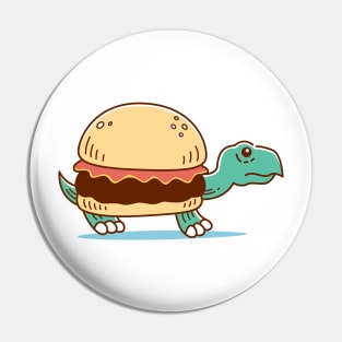 Turtle Burger Pin