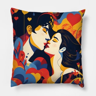 Discover True Romance: Art, Creativity and Connections for Valentine's Day and Lovers' Day Pillow