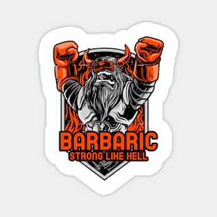 Barbaric Viking Magnet