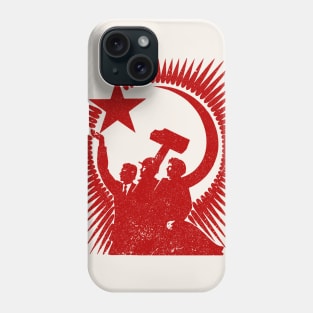 Soviet Propaganda Poster (Red) Phone Case